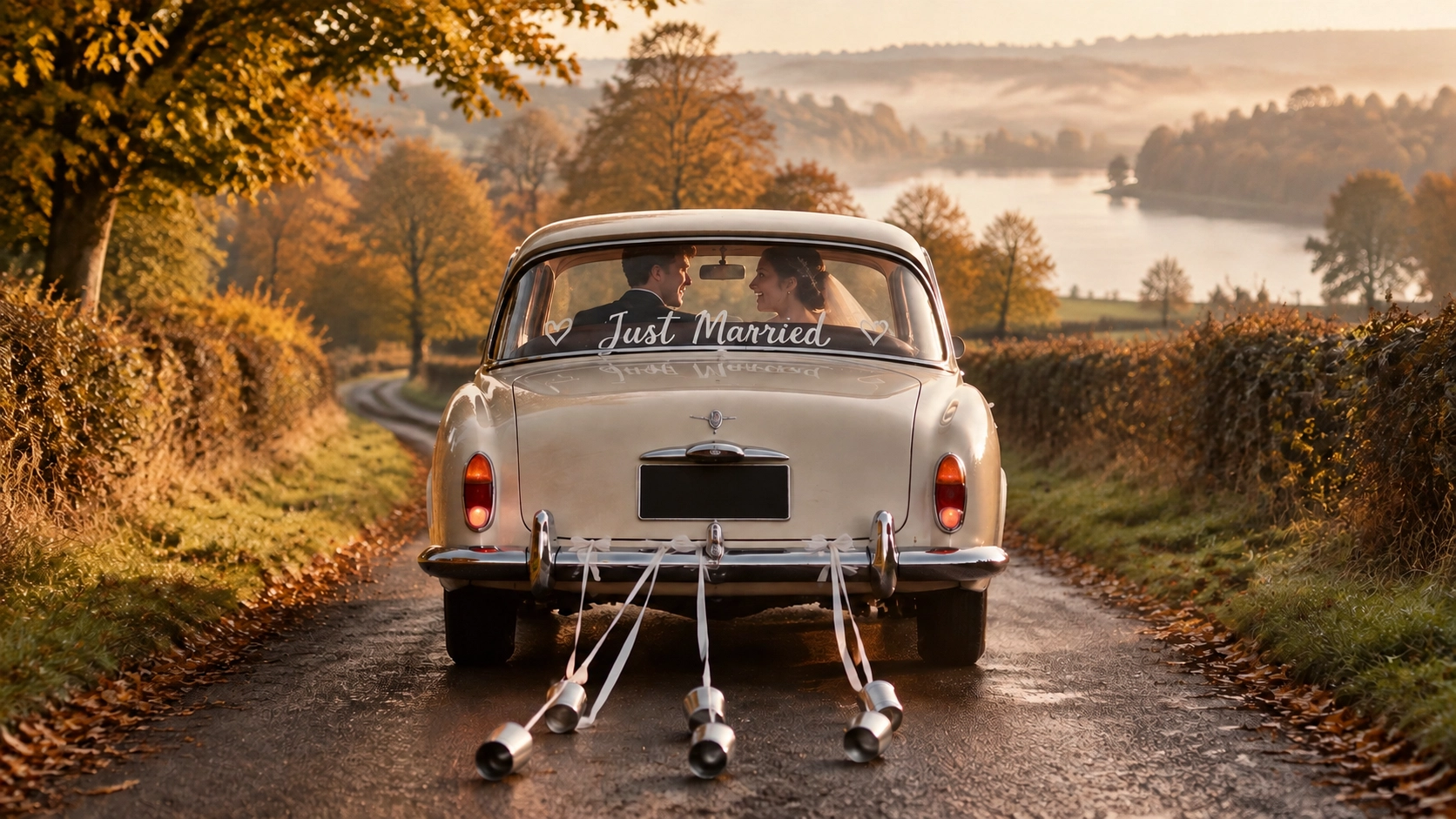 Just married on way to mini moon